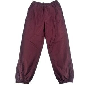 Holloway Athletic Wind Pants Maroon Lined Track Joggers XXL